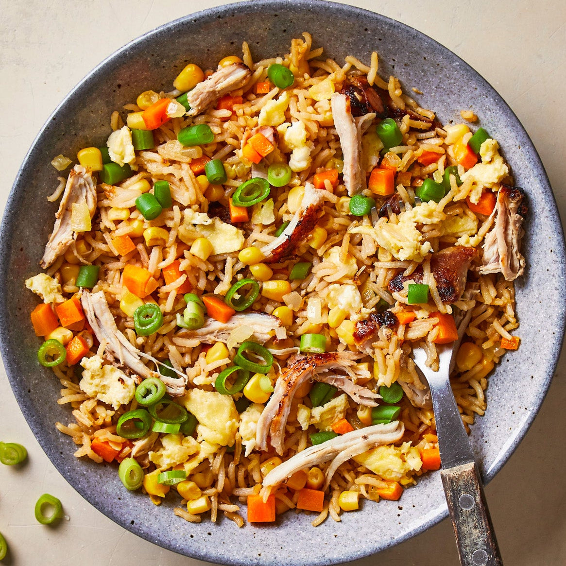 Egg with Chicken Fried Rice
