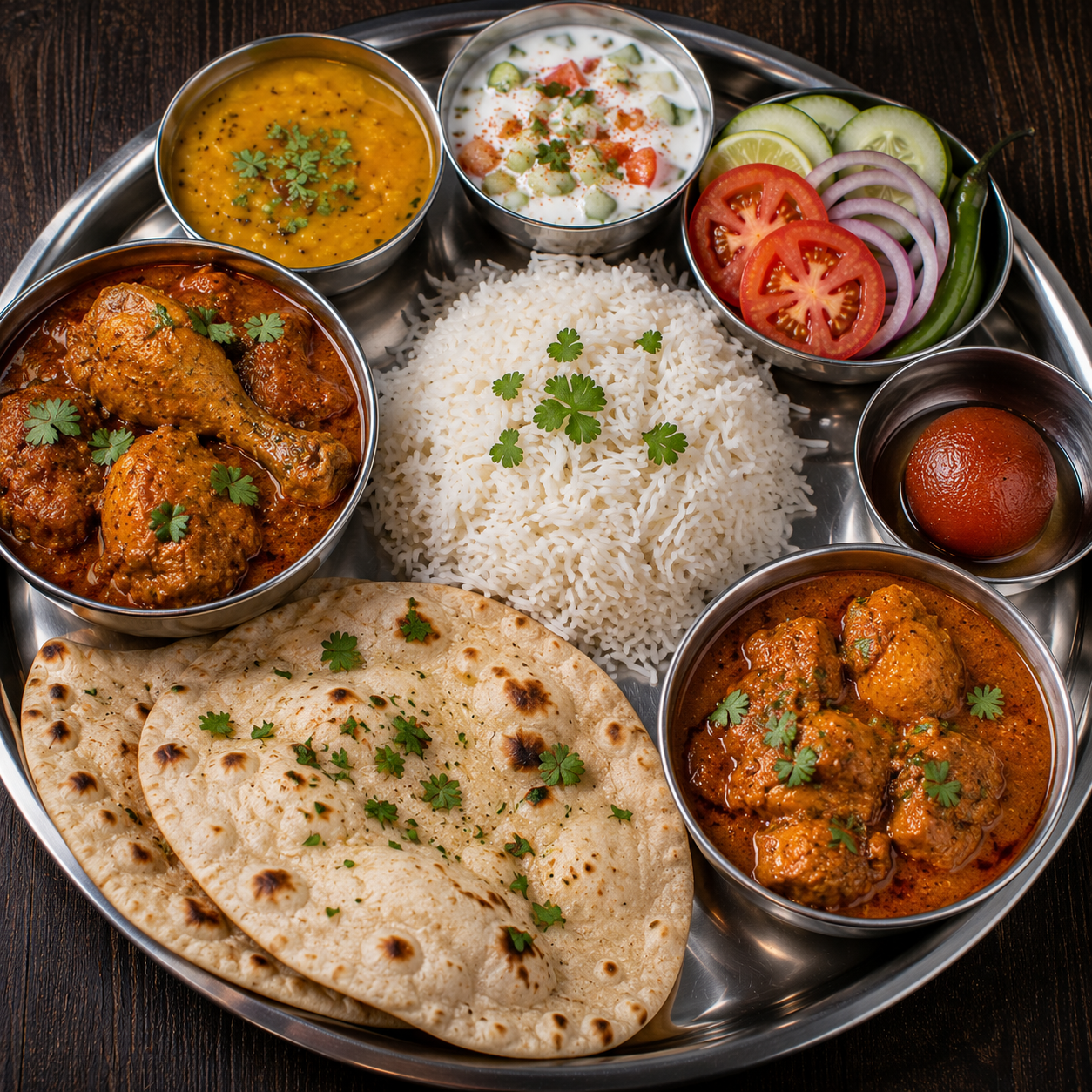 Chicken Thali