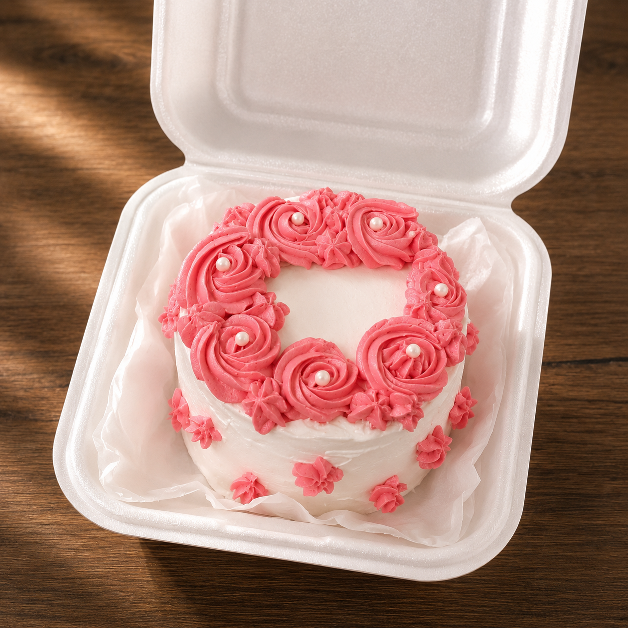 Classic Bento Rose cake