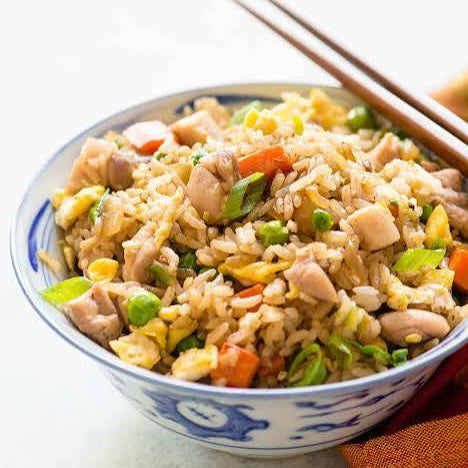 Egg with Chicken Fried Rice