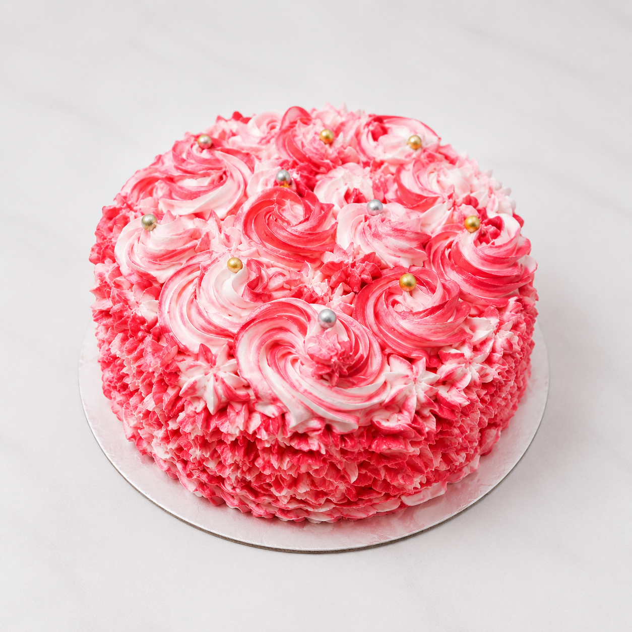 Sweet Rosette Cake