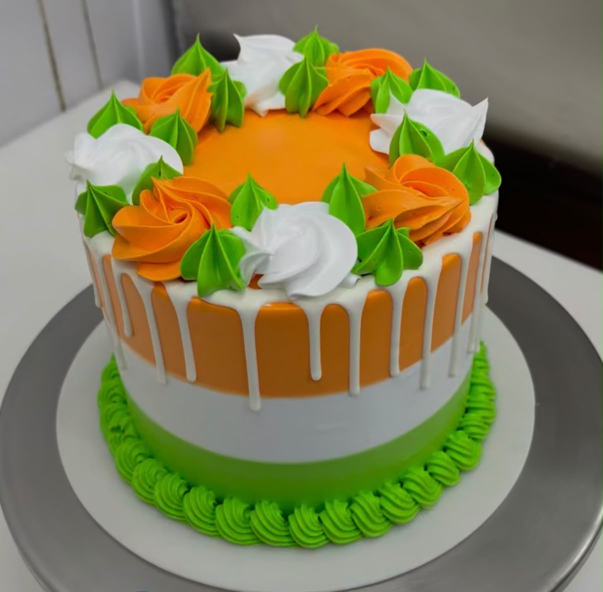 Bharat blossoms cake