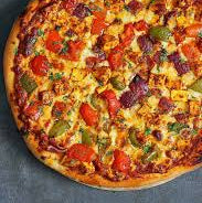Chilli Paneer Pizza (Onion, Capsicum, Paneer, Cheese & Spicy Sauce)