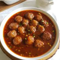 Veg Ball Hot Garlic Sauces
