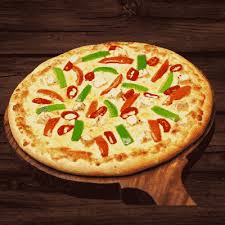 Farm House Pizza (Onion, Capsicum, Tomato, Mushroom with Cheese)