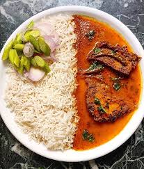 Fish rice Thali ( Rotu )