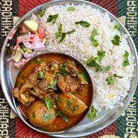 Mutton  Rice Thali