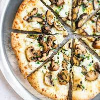 Mushroom with Cheese Pizza