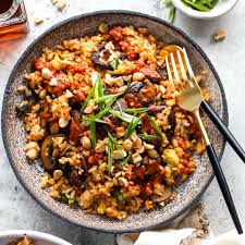 Tomato Mushroom Fried Rice