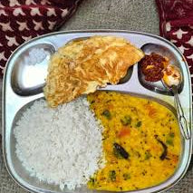 Omlet Rice Thali