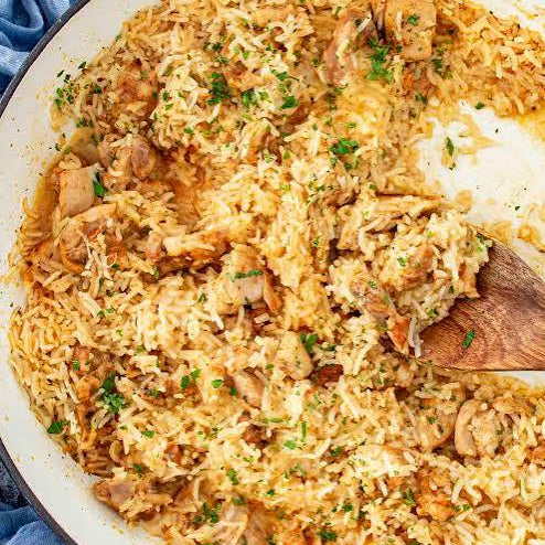 Chicken Butter Garlic Rice