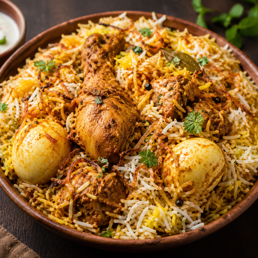 Egg Chicken Biryani