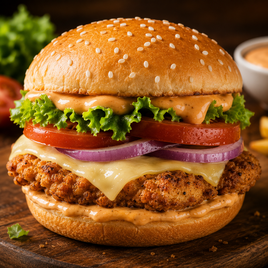 Chicken Burger With Cheese